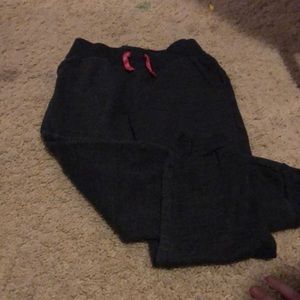 Grey sweatpants